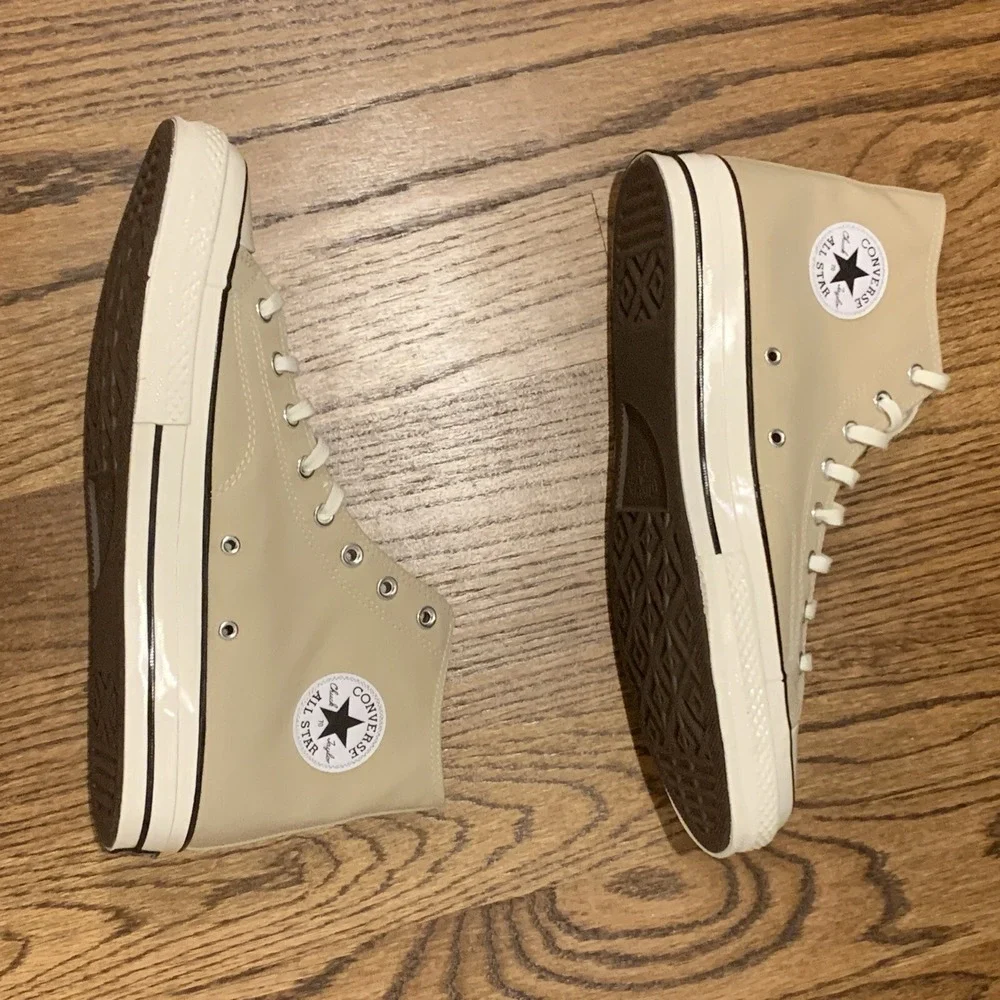 Converse Chuck All Star 70 Canvas High Top Oat Milk Shoes Men's Size 12 A03446C